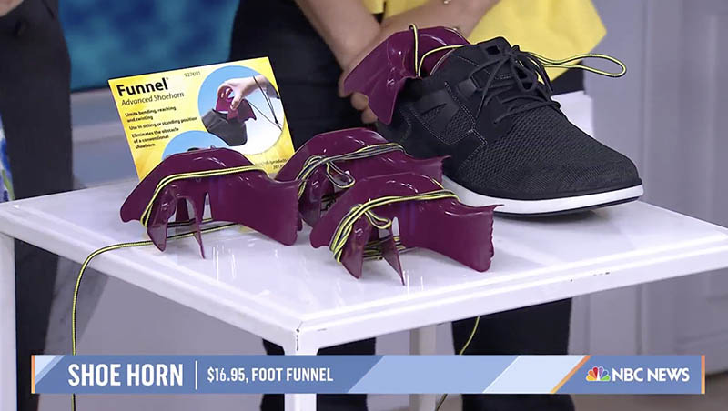 The Foot Funnel on the Today Show